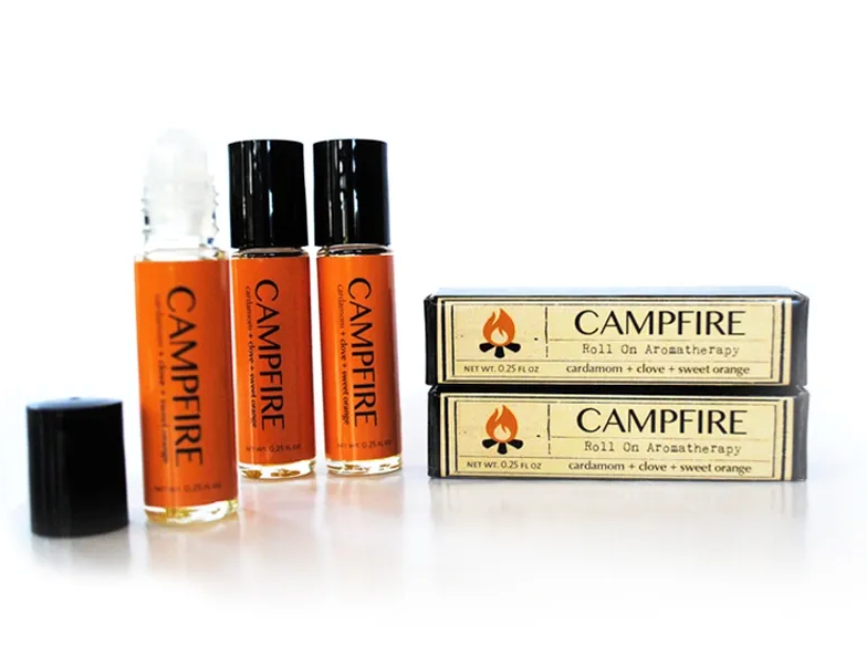 Campfire Roll-on Aromatherapy - Cardamom, Clove, and Sweet Orange (Copy)