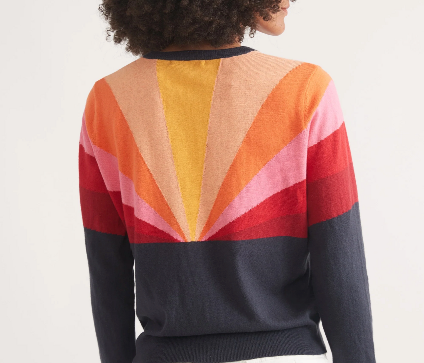Sunset Icon Sweater | Navy Sunset