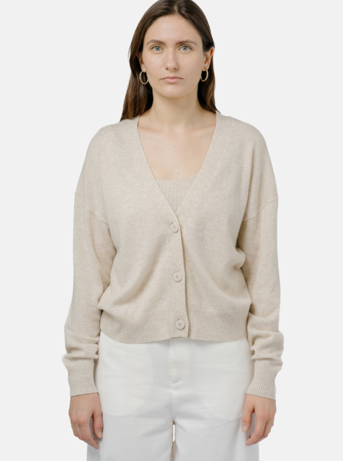 Cashmere Ulaanbaatar Cardigan | Brown IN STORAGE
