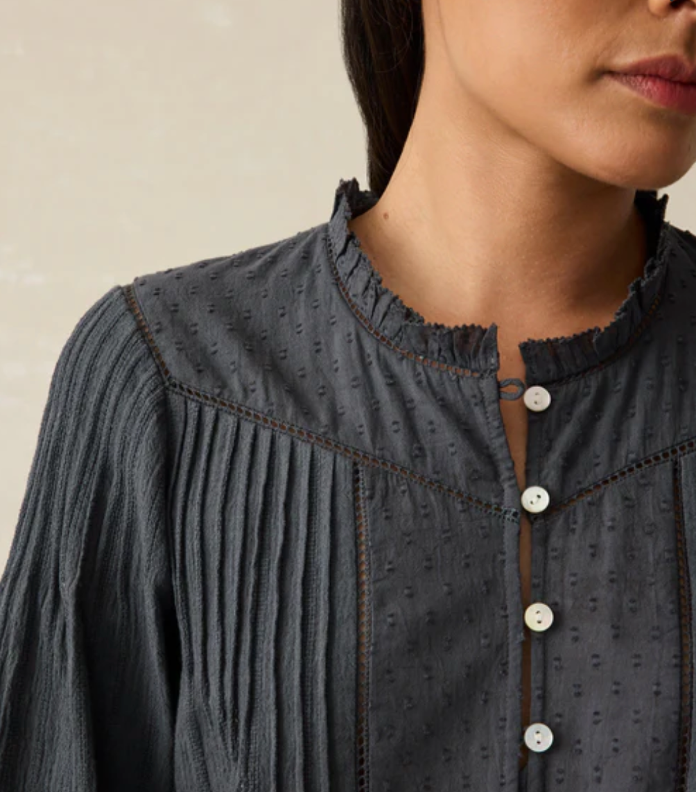 Lily Top | Washed Black (set aside)