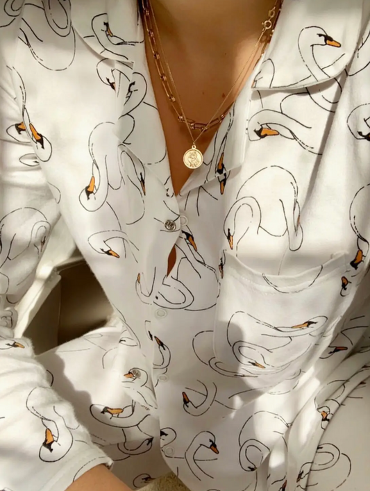 Organic Cotton Pajama Set | Swansy