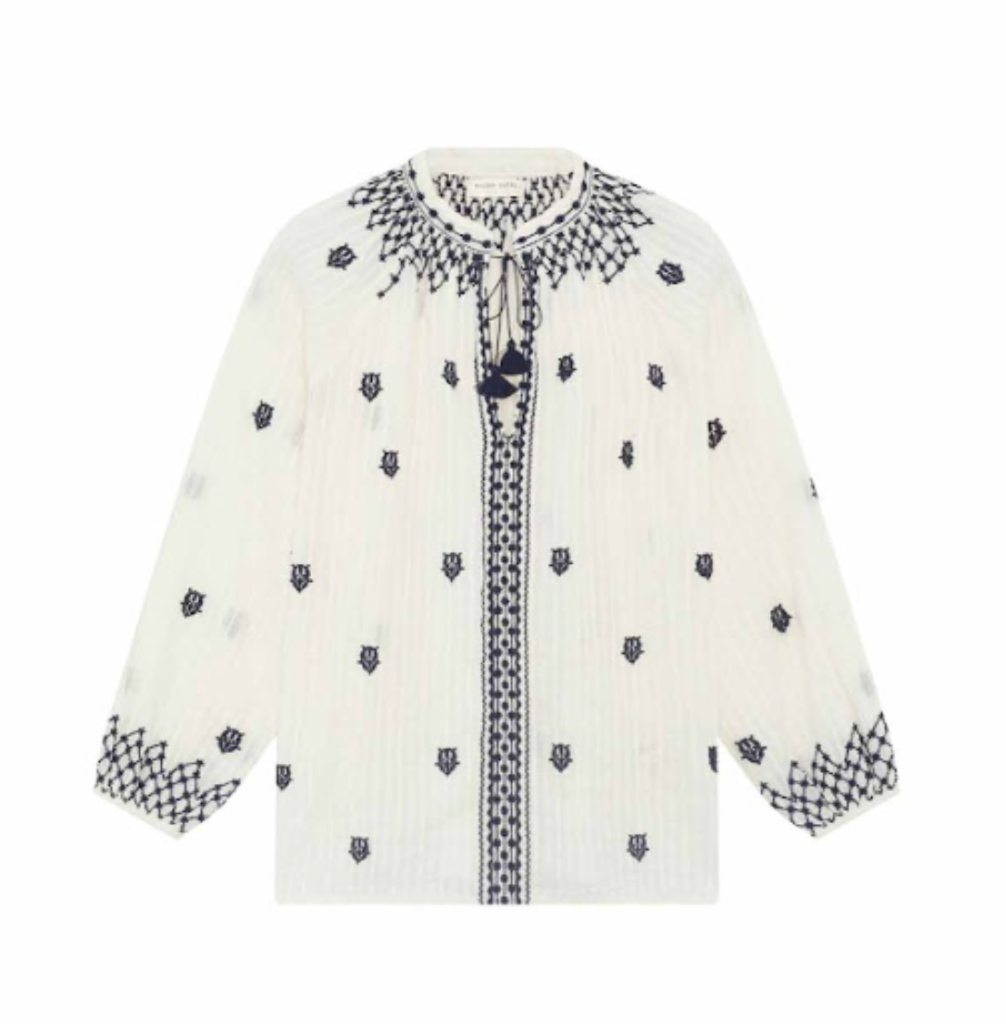 Santorini Sybille Blouse| Blue Lagoon