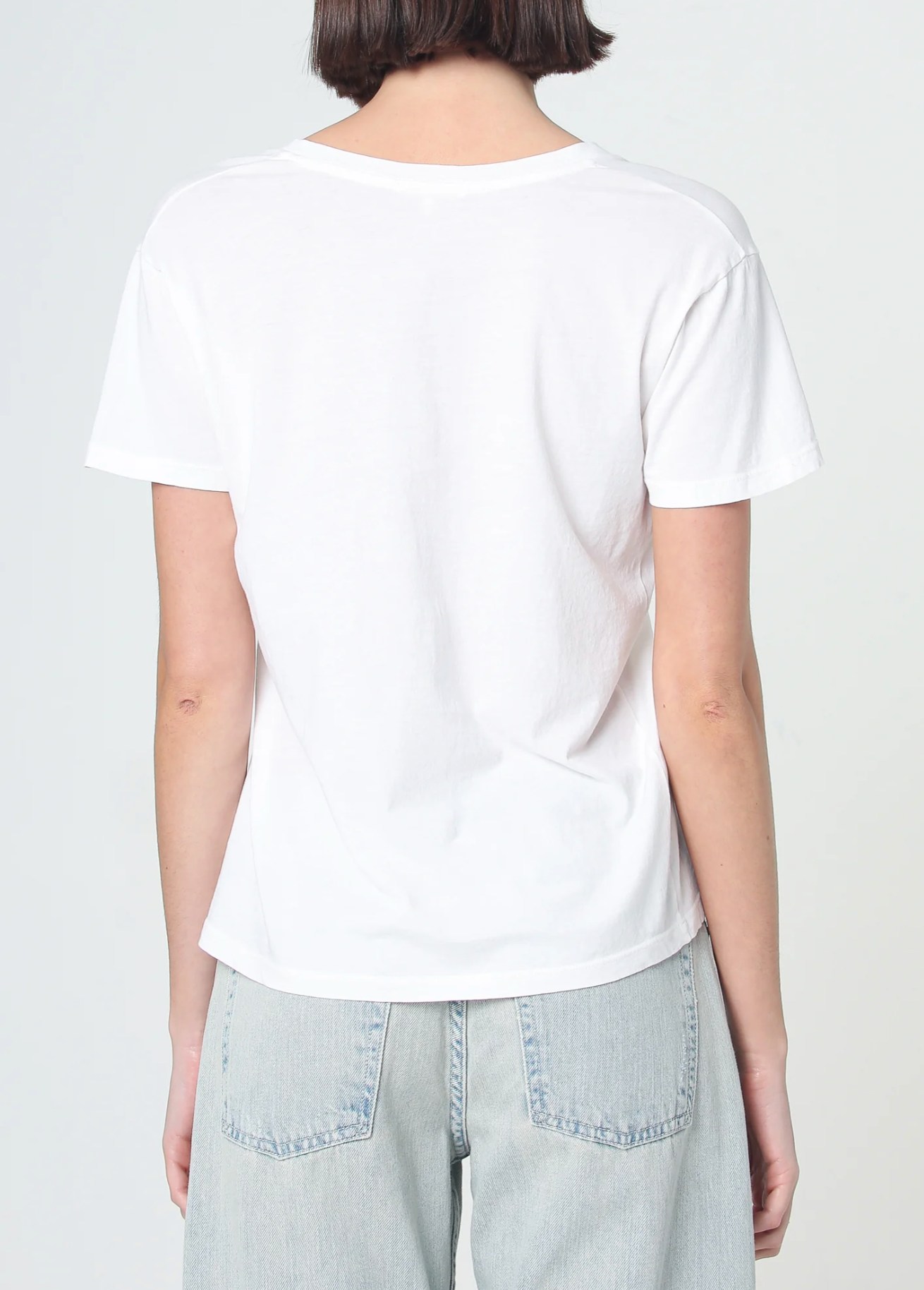 Supima Cotton Deep V-Neck T-Shirt