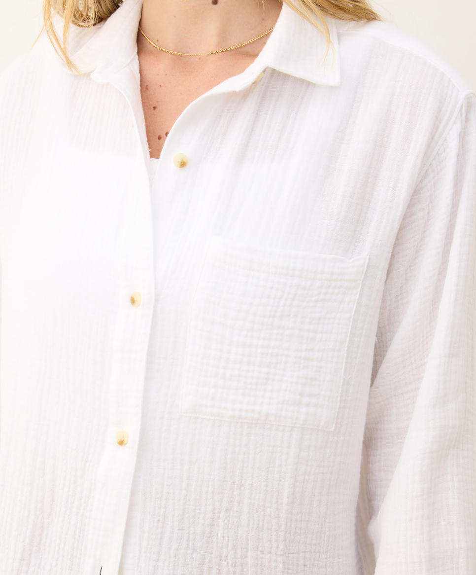 Jane Relaxed Double Cloth Shirt