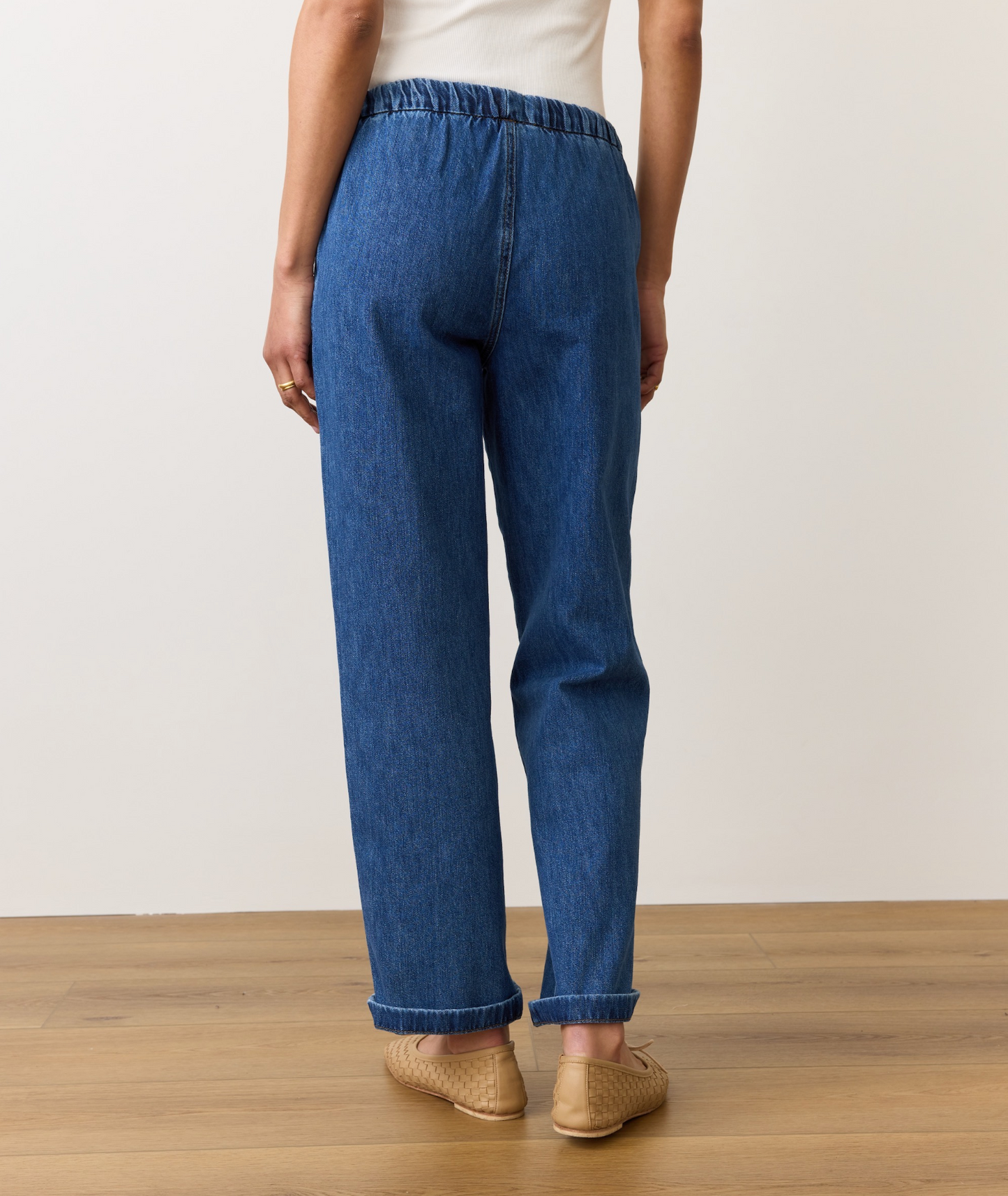 Denim Drawstring Pant