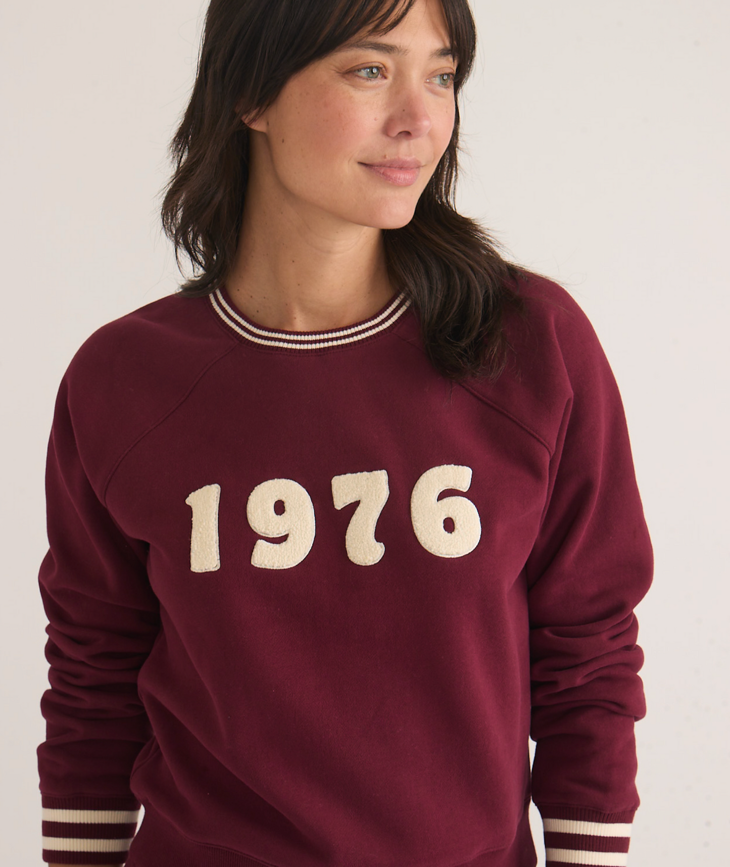 1976 Anytime Sweatshirt | Crimson