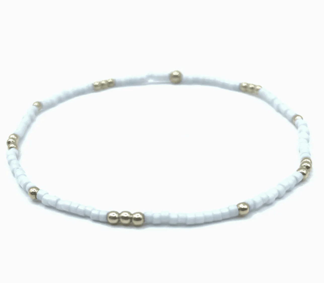 2mm Newport BLUE GRAY + Gold Filled Waterproof Bracelet