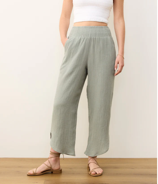 Cali Double Cloth Pant | Shadow