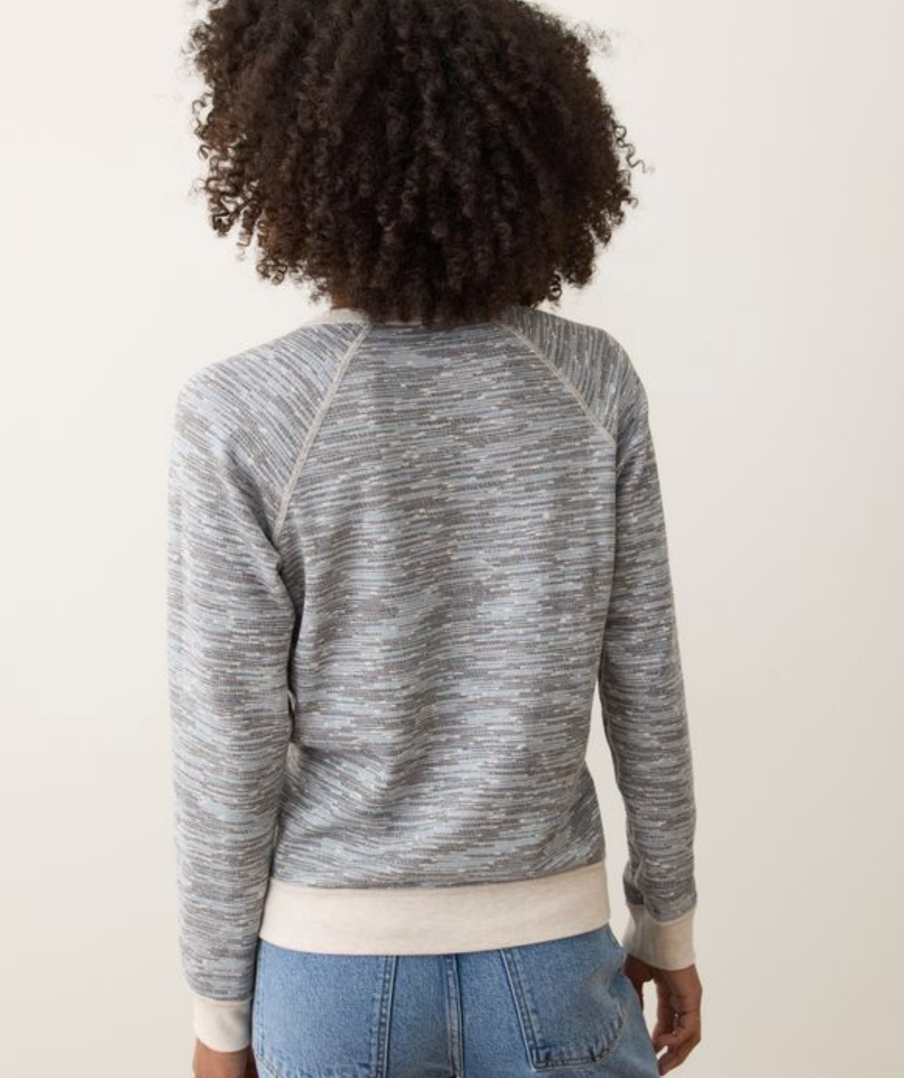Reversible Raglan Sweater | Cool Multi