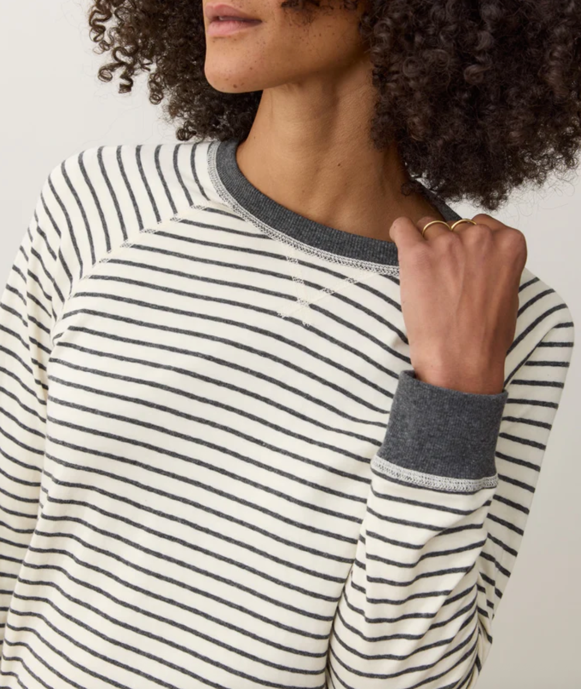 Reversible Raglan | Heather Grey