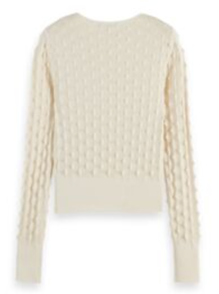 Textured Fitted Pullover