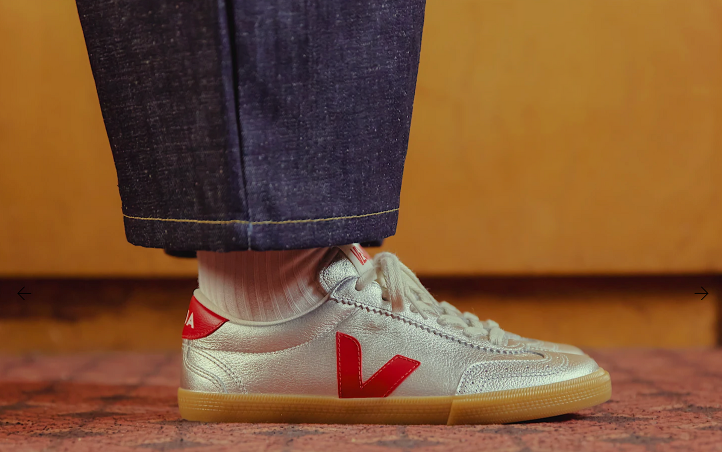 VEJA Volley O.T. Leather Silver Pepper