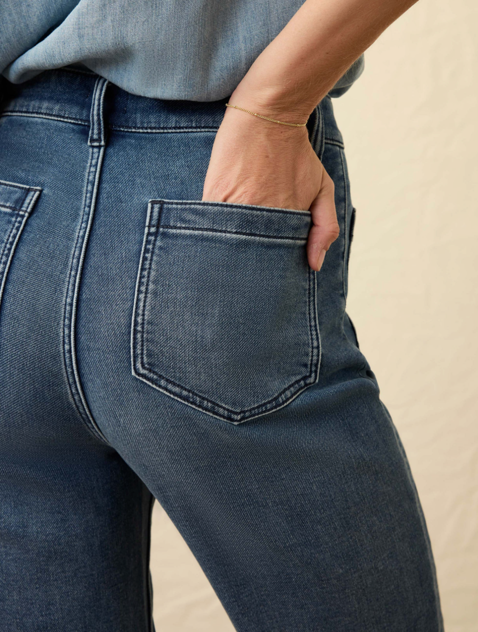 Stretch Terry Patch Pocket Pant | Riverton