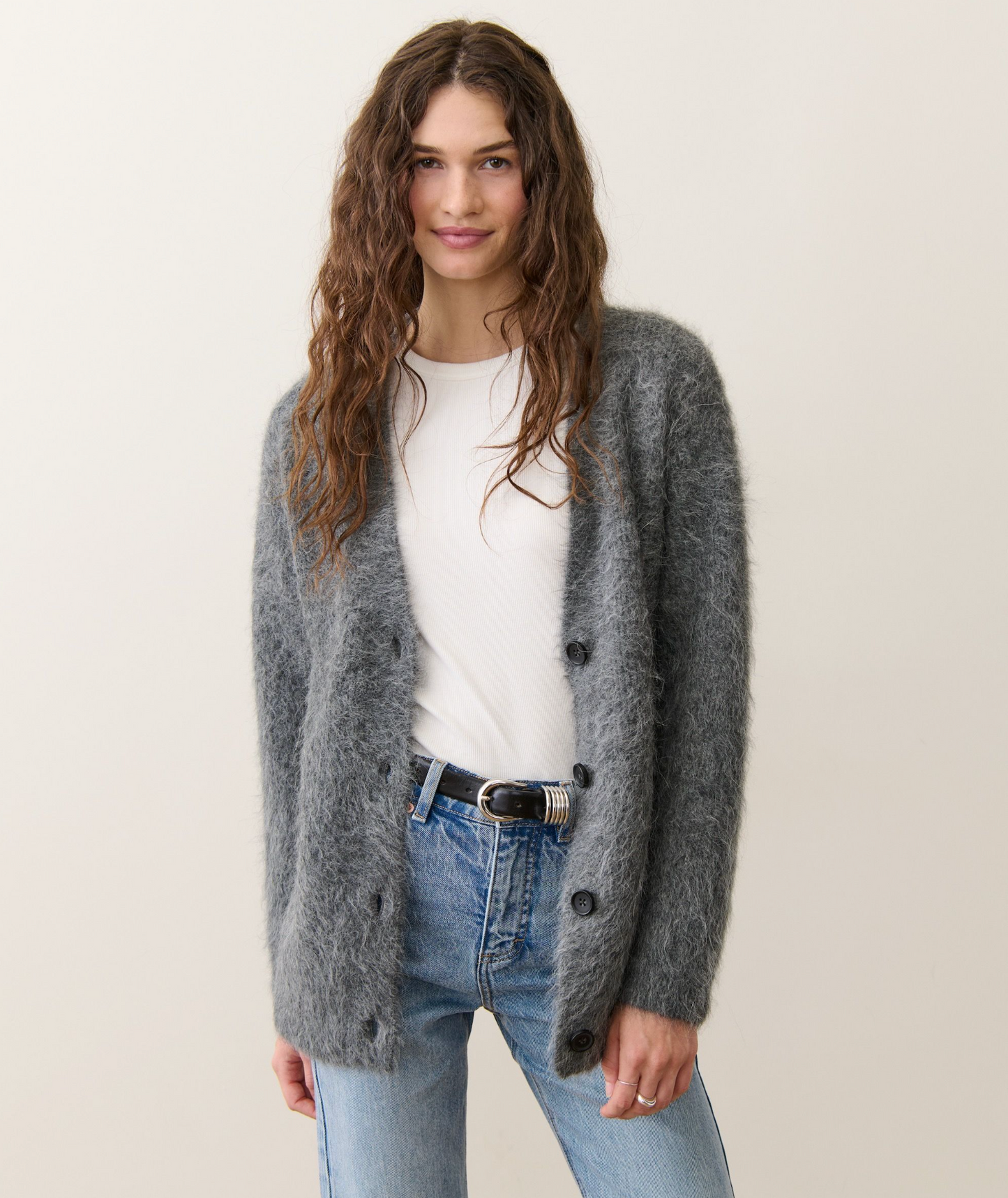 Suri Alpaca Oversized Cardigan