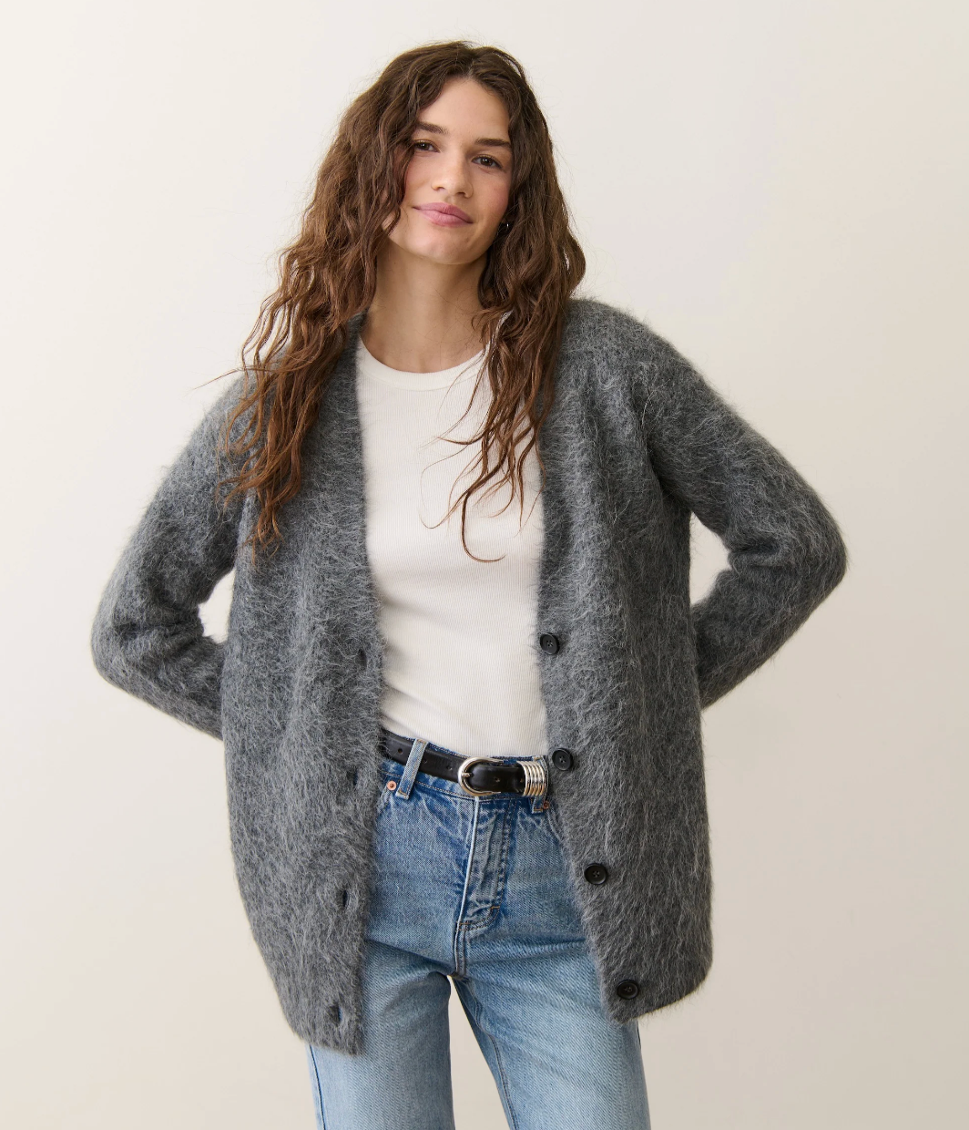 Suri Alpaca Oversized Cardigan