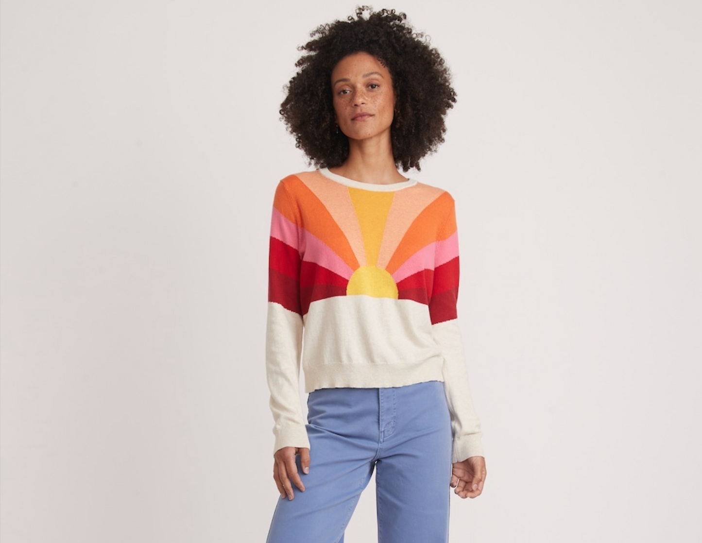 Sunset Icon Sweater | Oatmeal