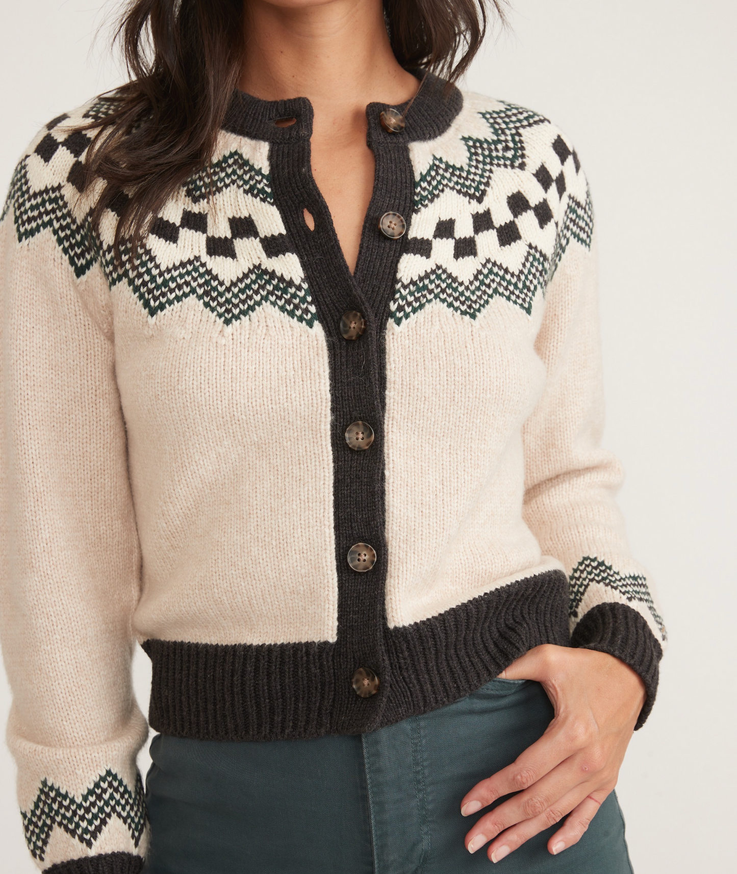 Ava Fair Isle Cardigan