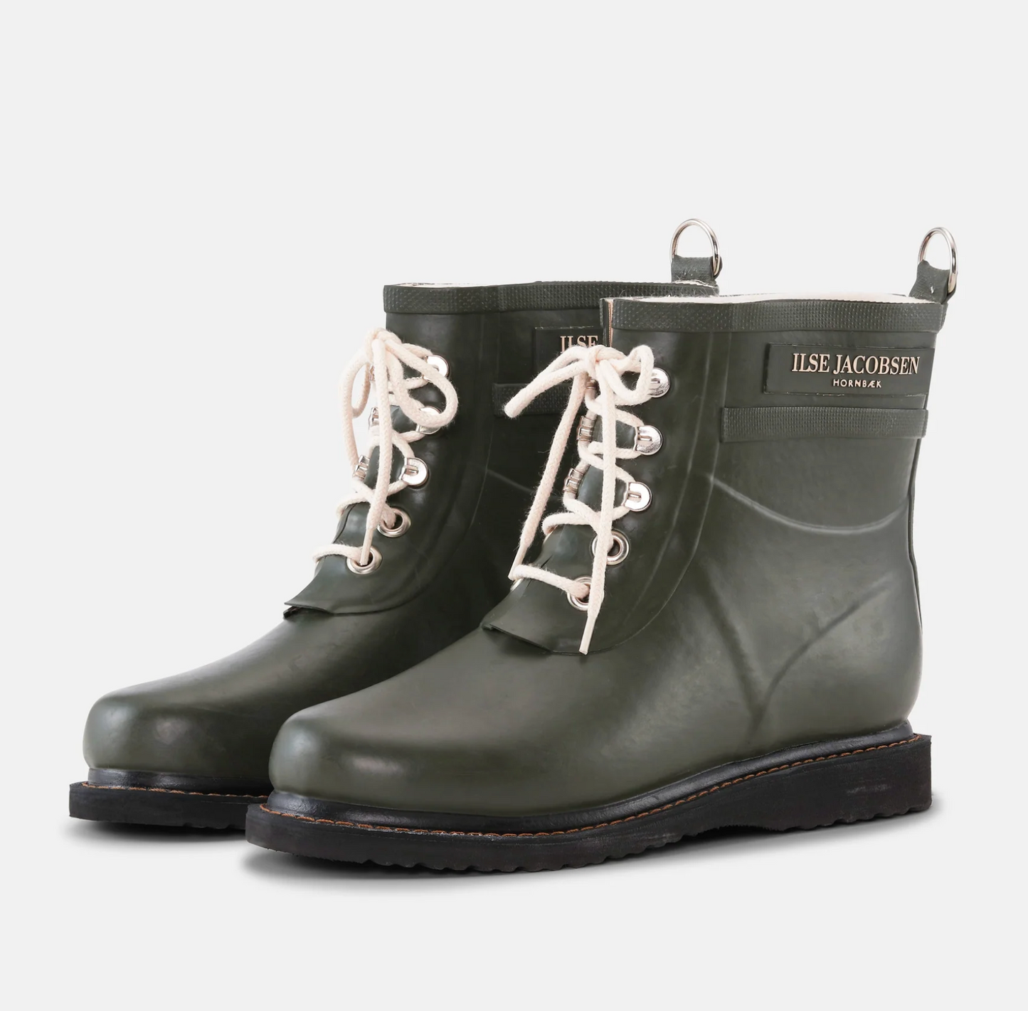 Ilse Jacobsen Rubber Rain Boots | Army