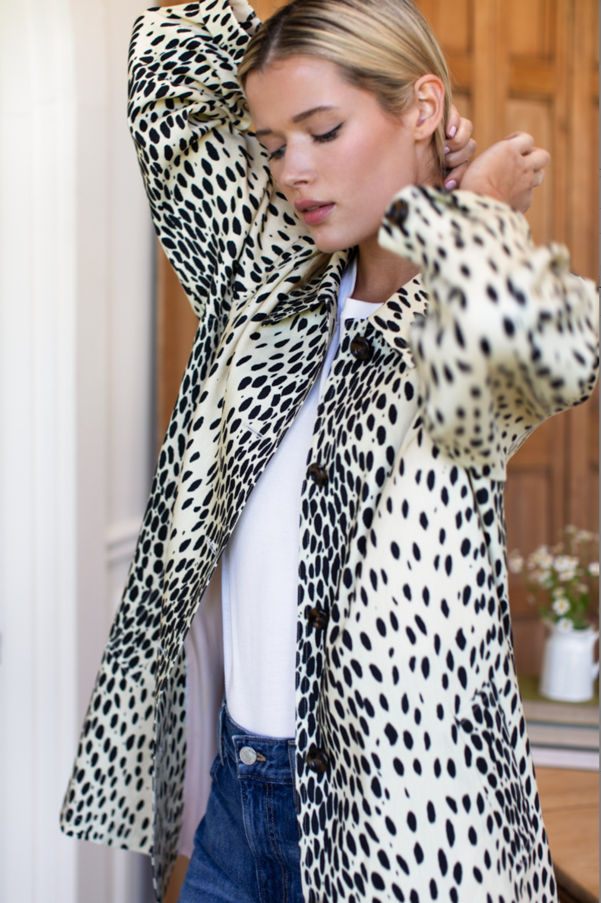 Atelier Short Coat | Leopard
