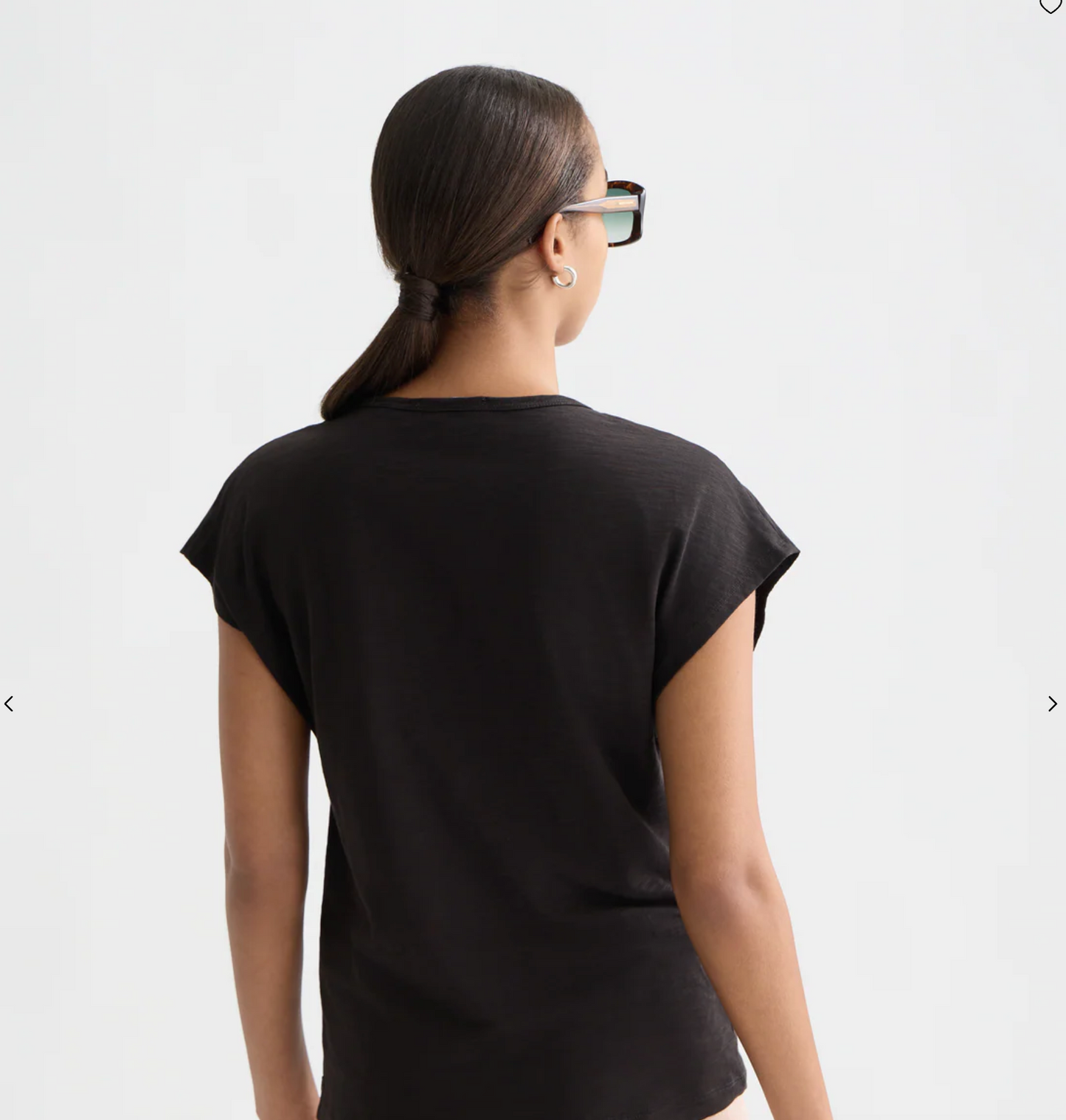 Scotch & Soda Embroidered V-neck T-shirt
