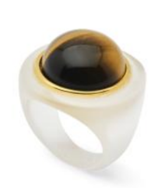 OPAL RESIN RING | TIGER EYE