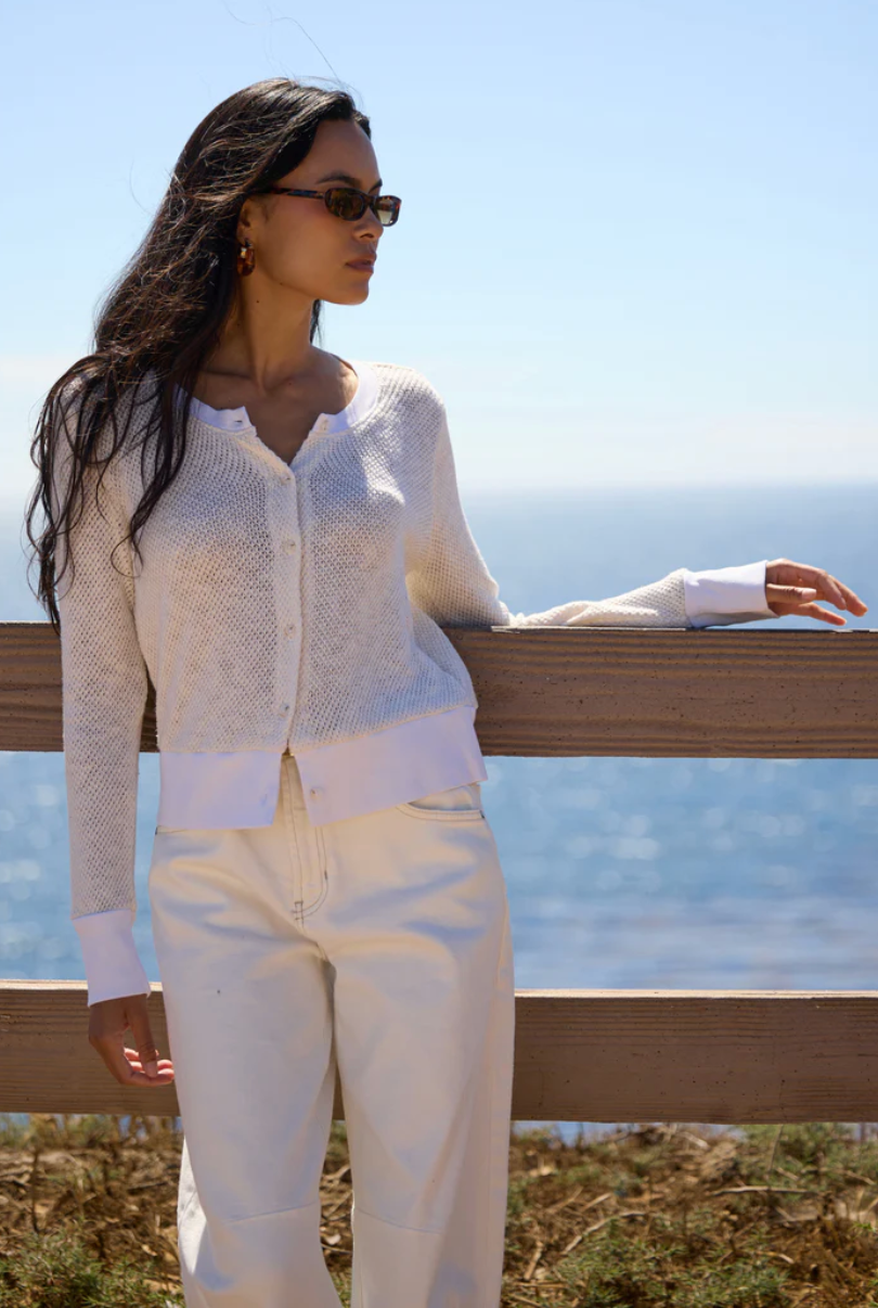 Melrose Cardi | Ecru