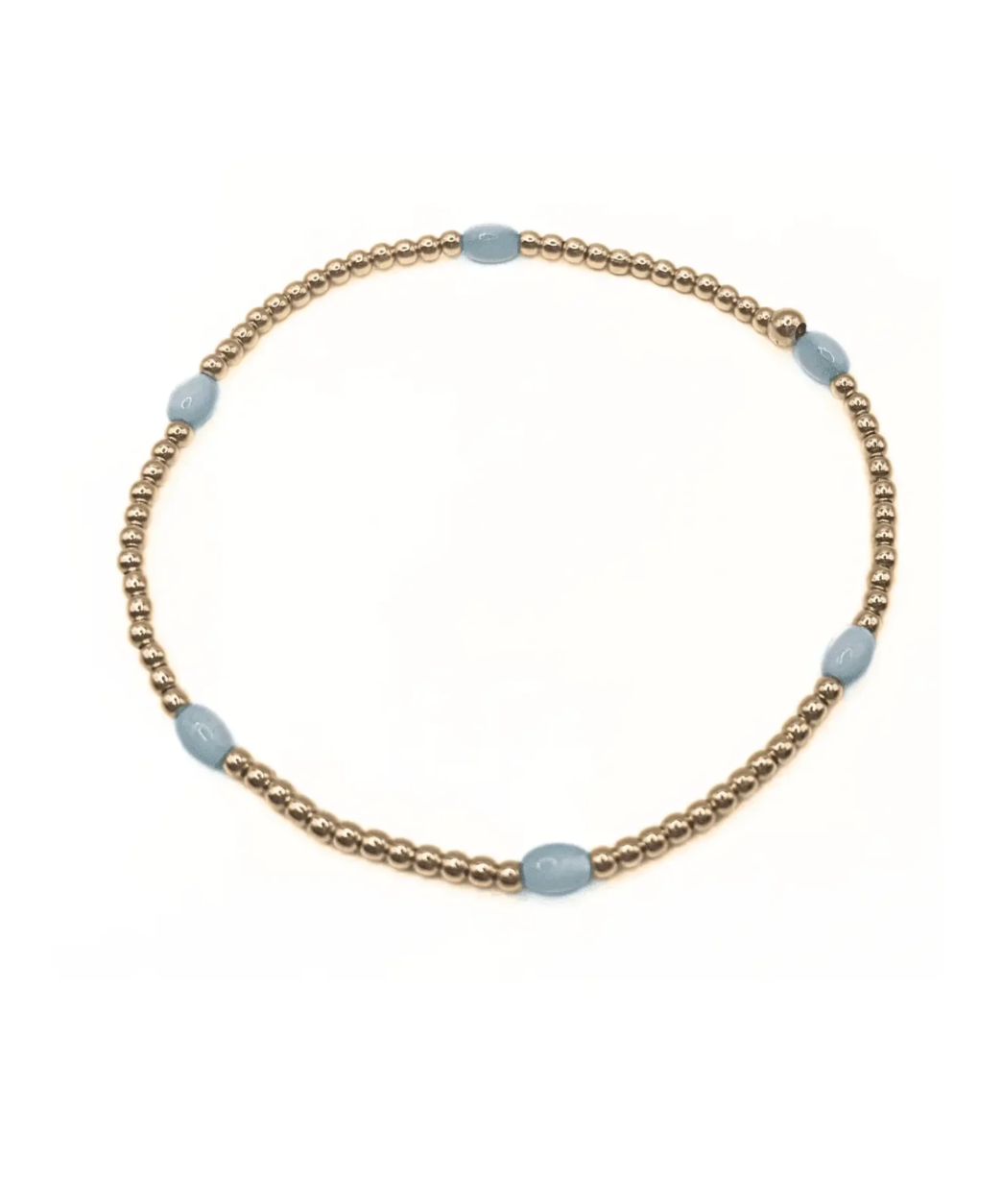 The Aspen Bracelet in Pale Turquoise Opal