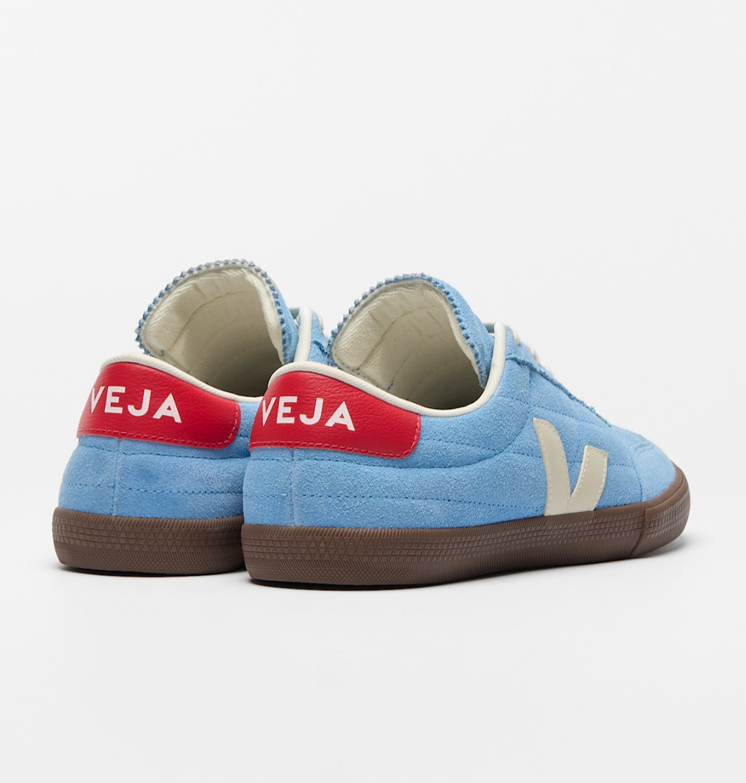 VEJA Panenka Suede Aqua Pierre Bark