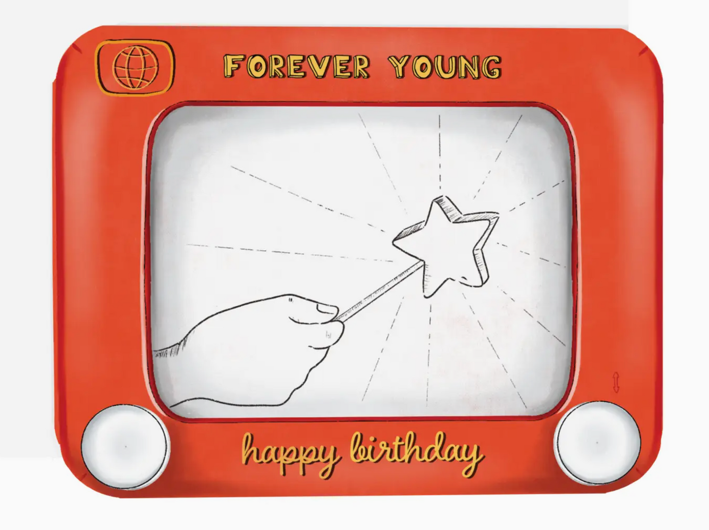 Forever Young Birthday Card