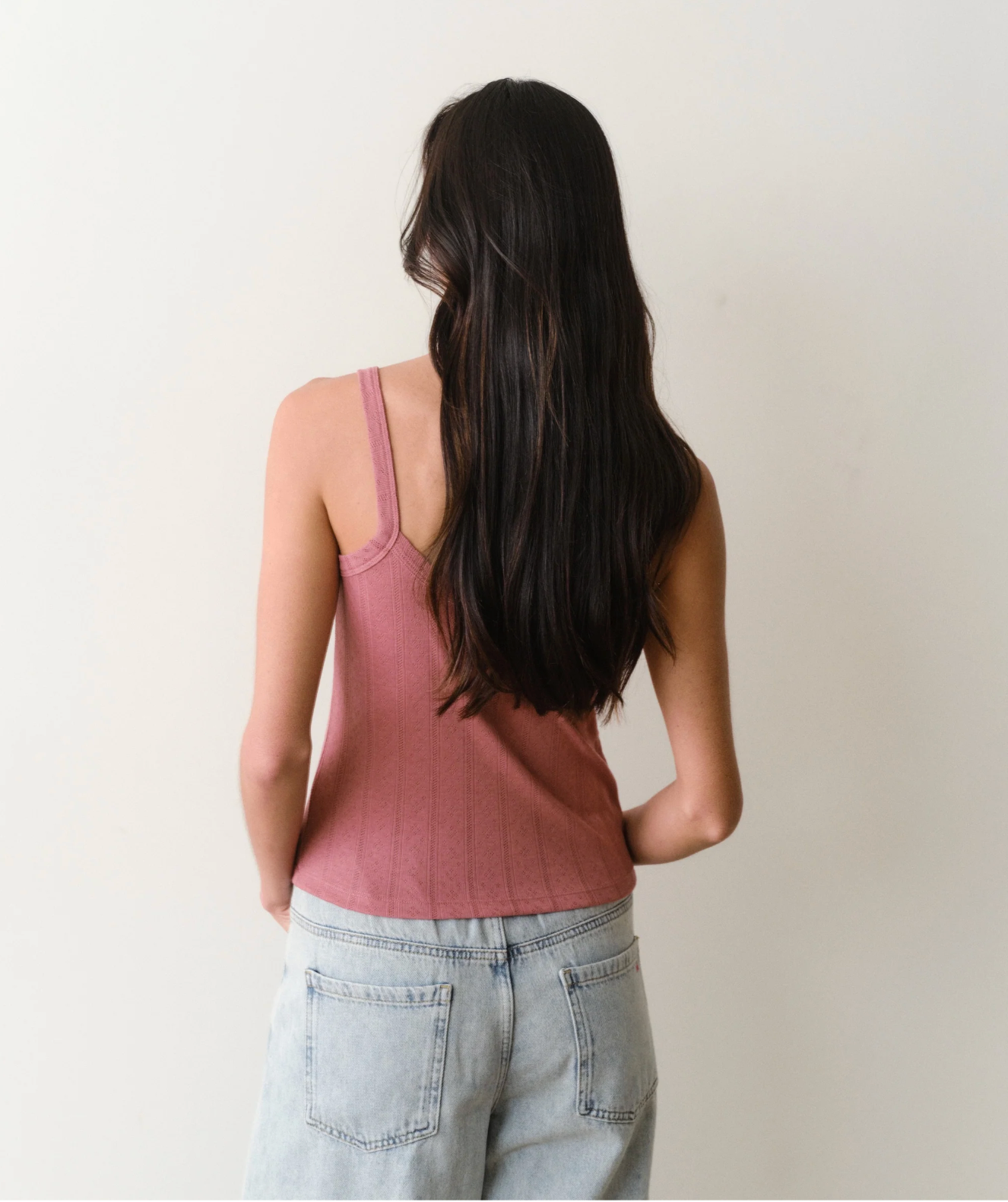 Lexi Pointelle Cami | Dusk Rose