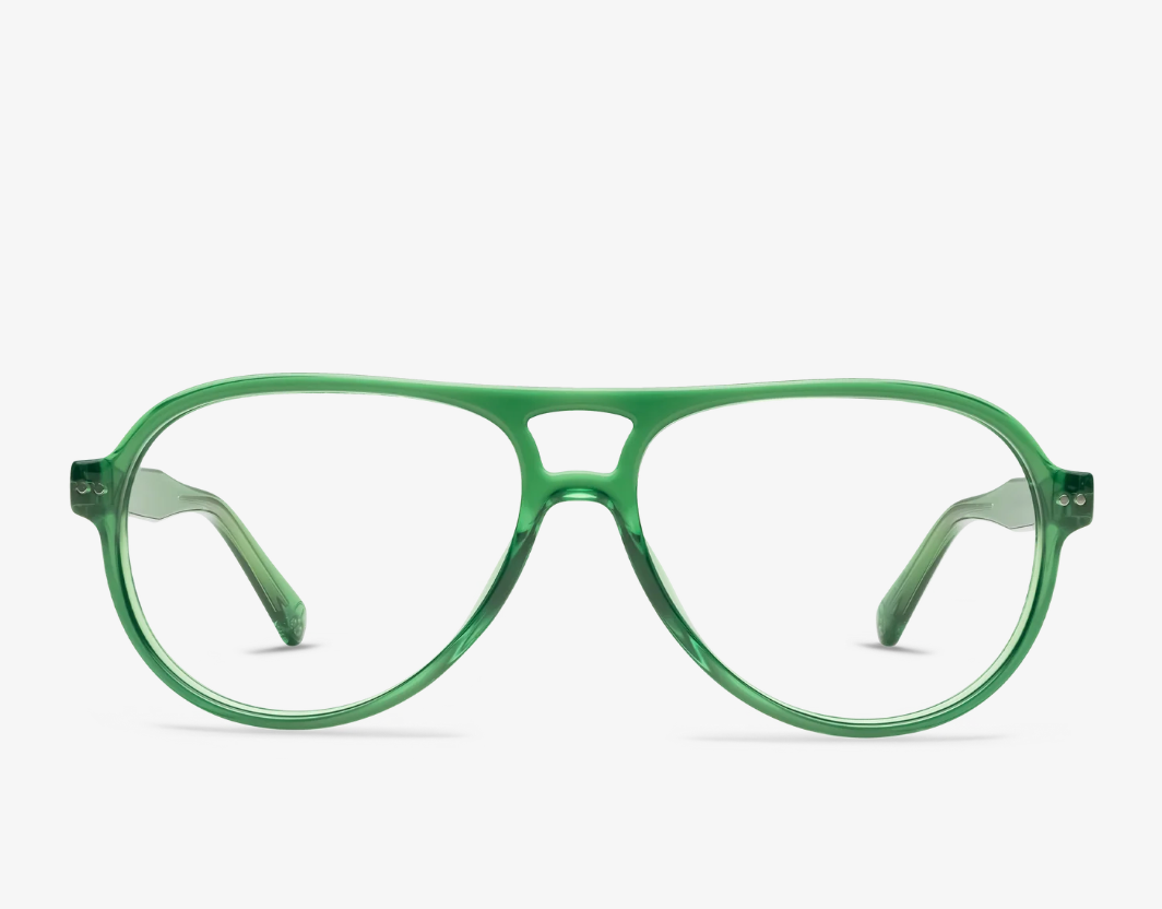 Liam Readers | Shiny Bottle Green
