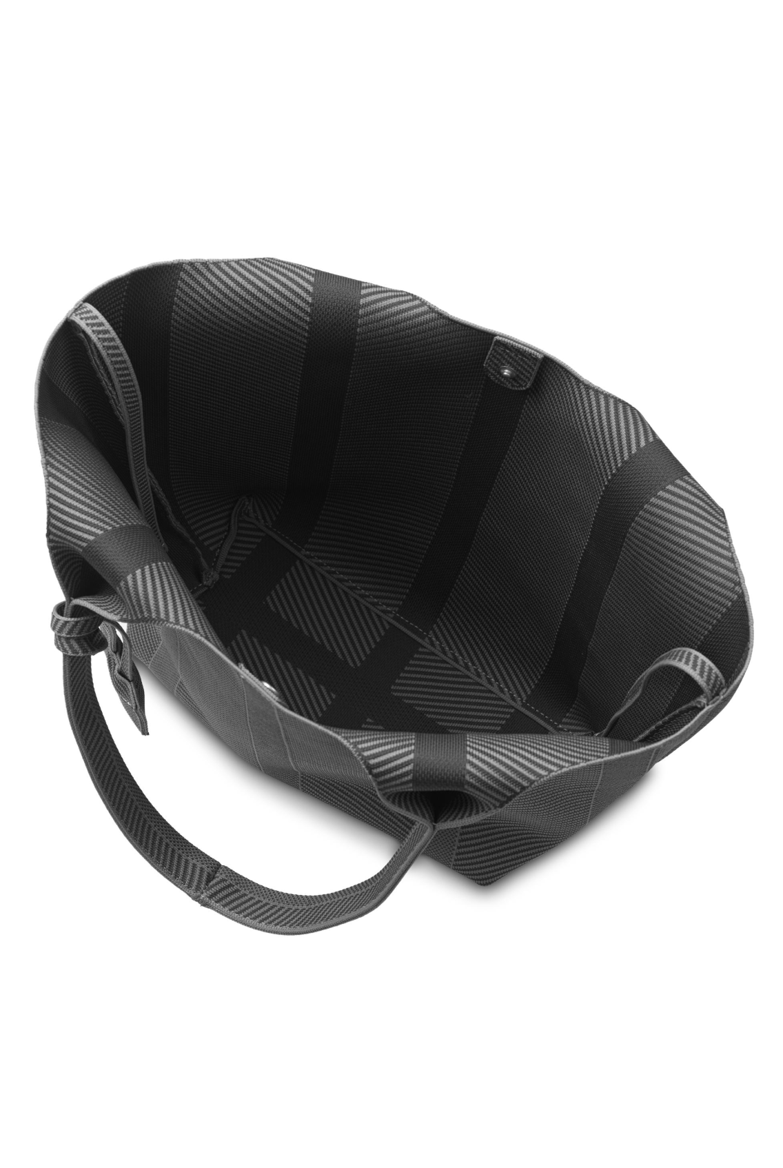 Ilse Jacobsen Knit Tote | Black Gun Metal