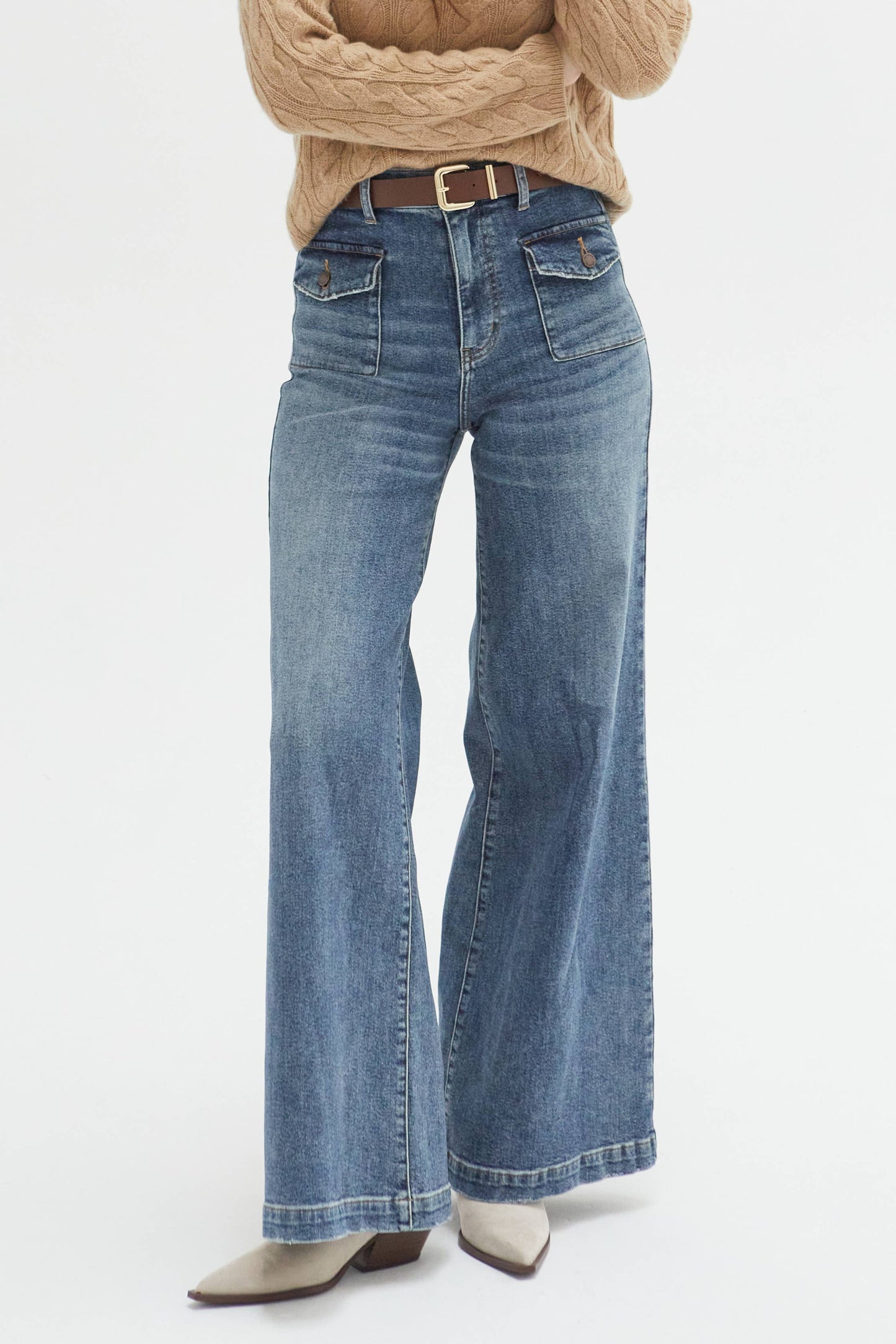 Campell High Rise Jean, Traditional Vintage Worn