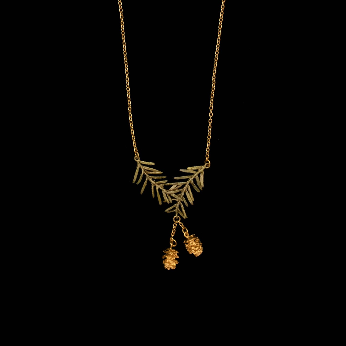 Pine Needle Pendant - 16" Adj.