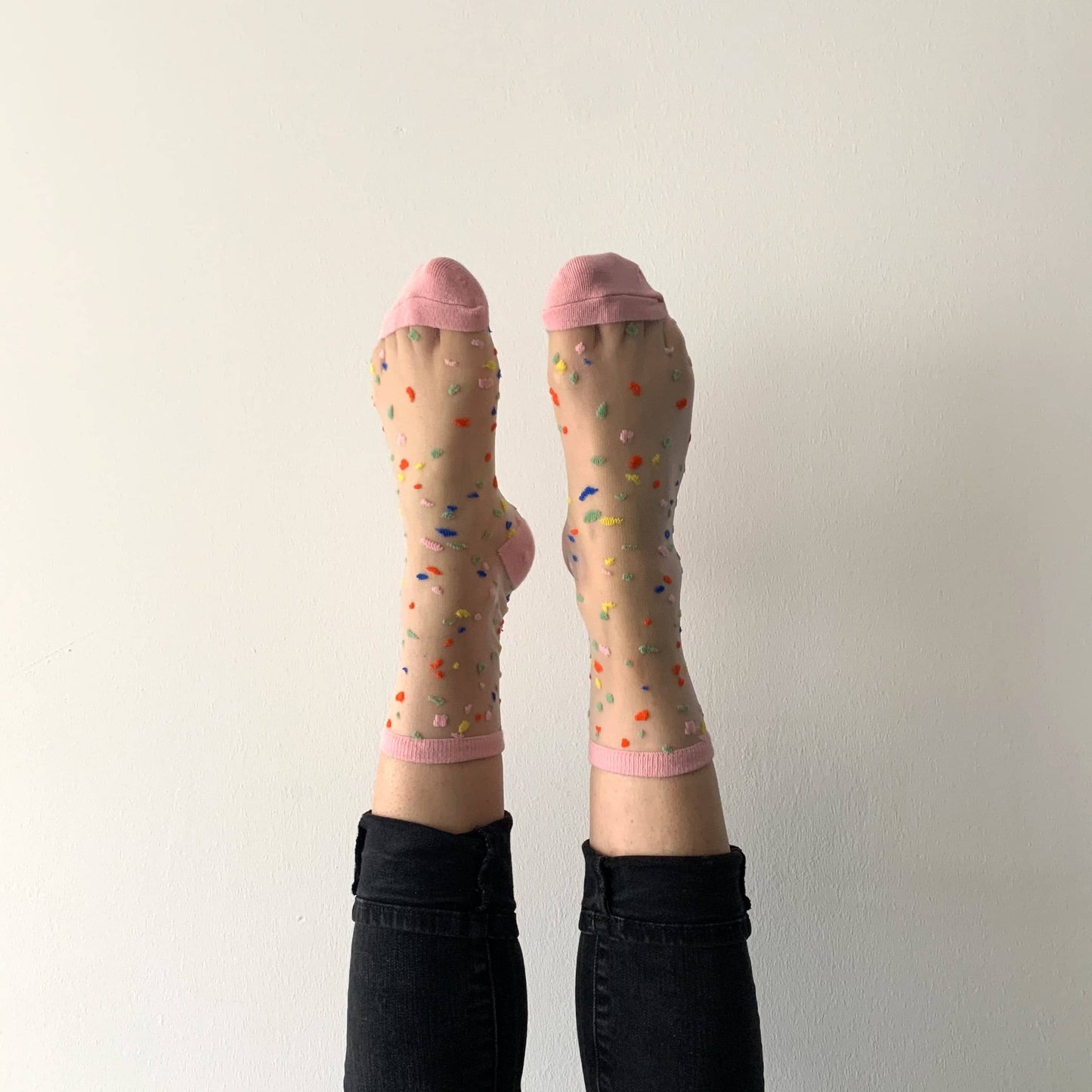 Annabelle - Confetti Sheer Fantasy Sock