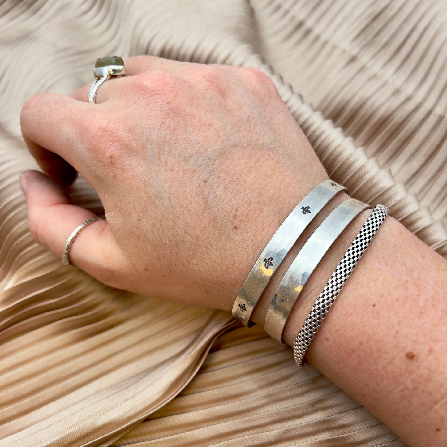 Handmade Honeybee Cuff