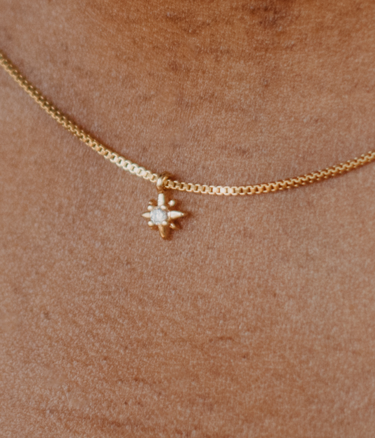 North Star Necklace - Gold-Filled or Silver