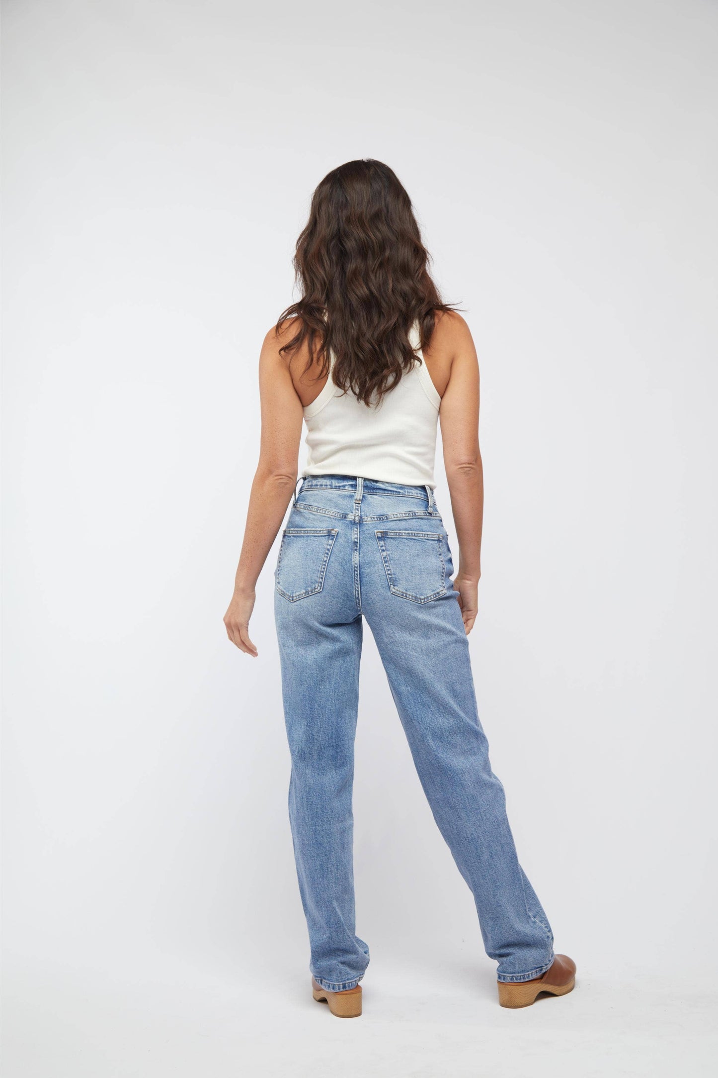 Mulberry High Rise Jean, Classic Blue