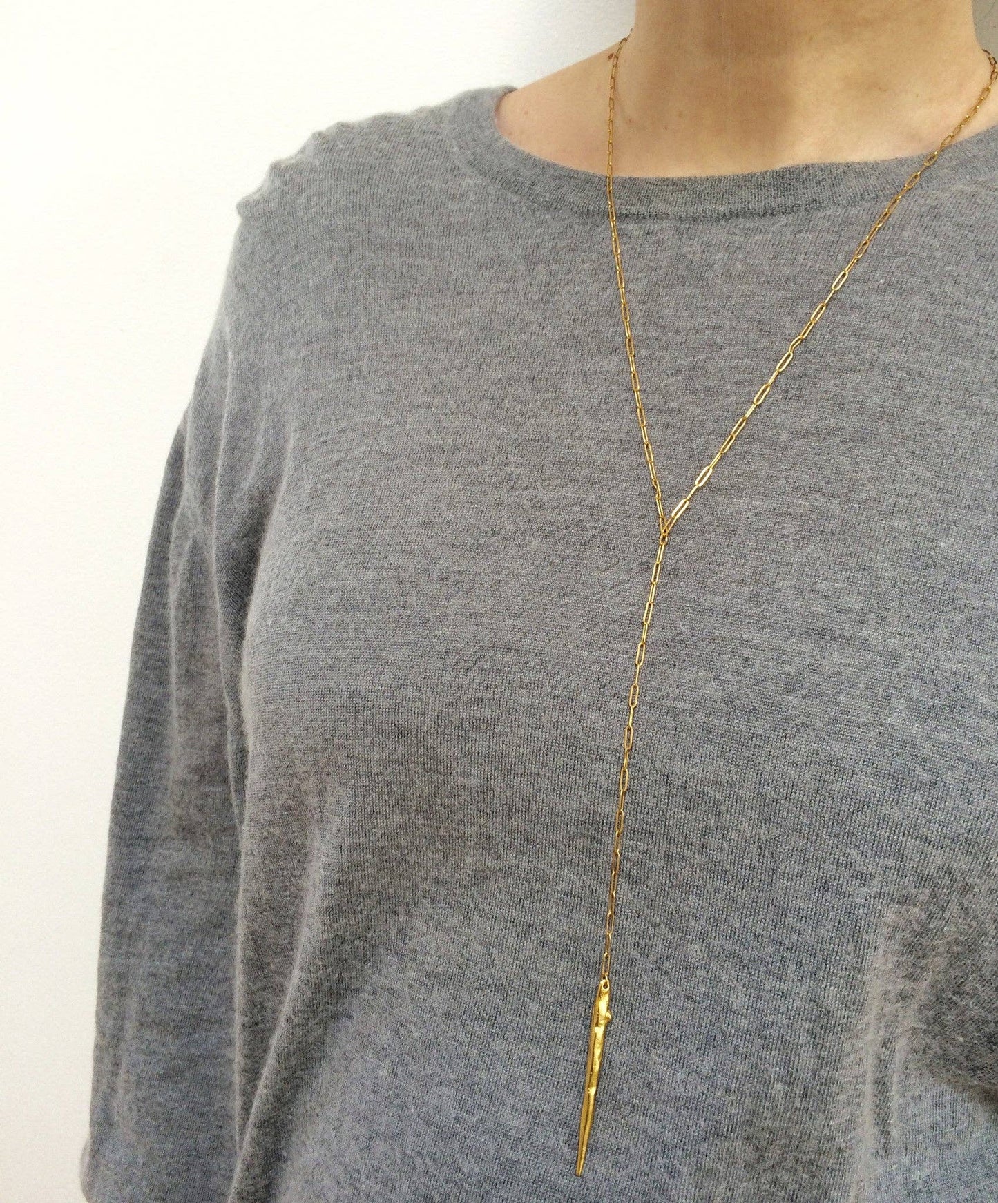 Icicle Lariat Necklace -TDL