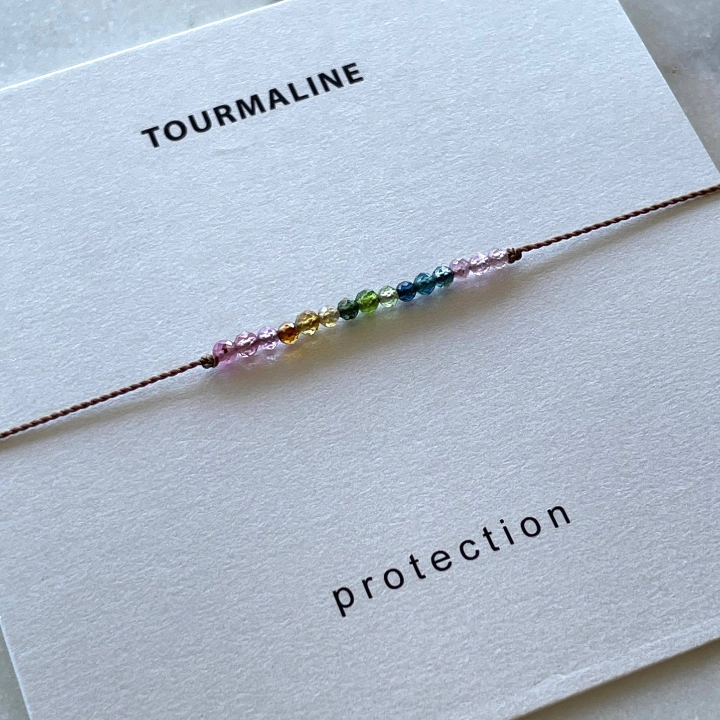 Watermelon Tourmaline Bracelet- Protection