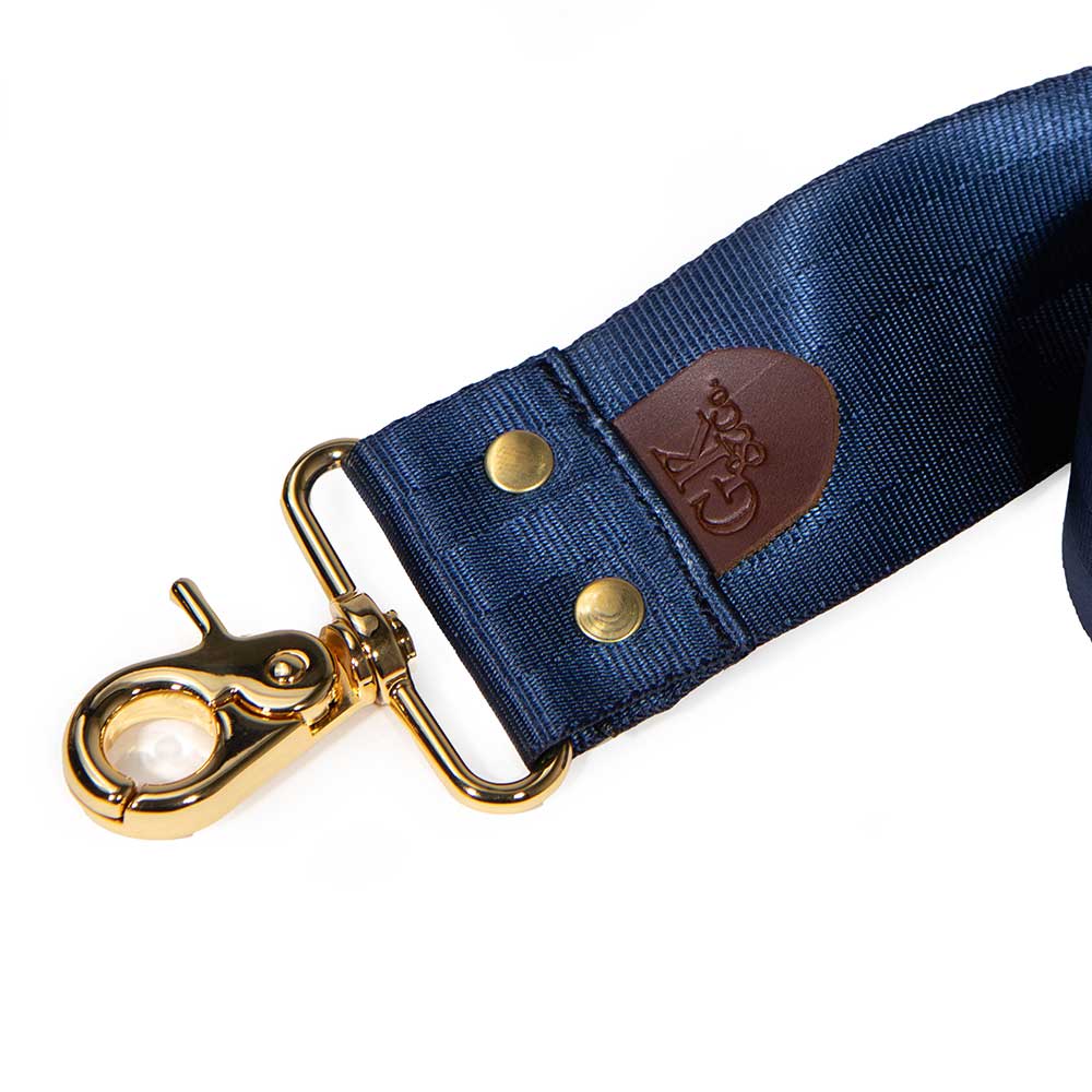 Satin Webbing Cross Body/ Shoulder Strap- Bright Navy
