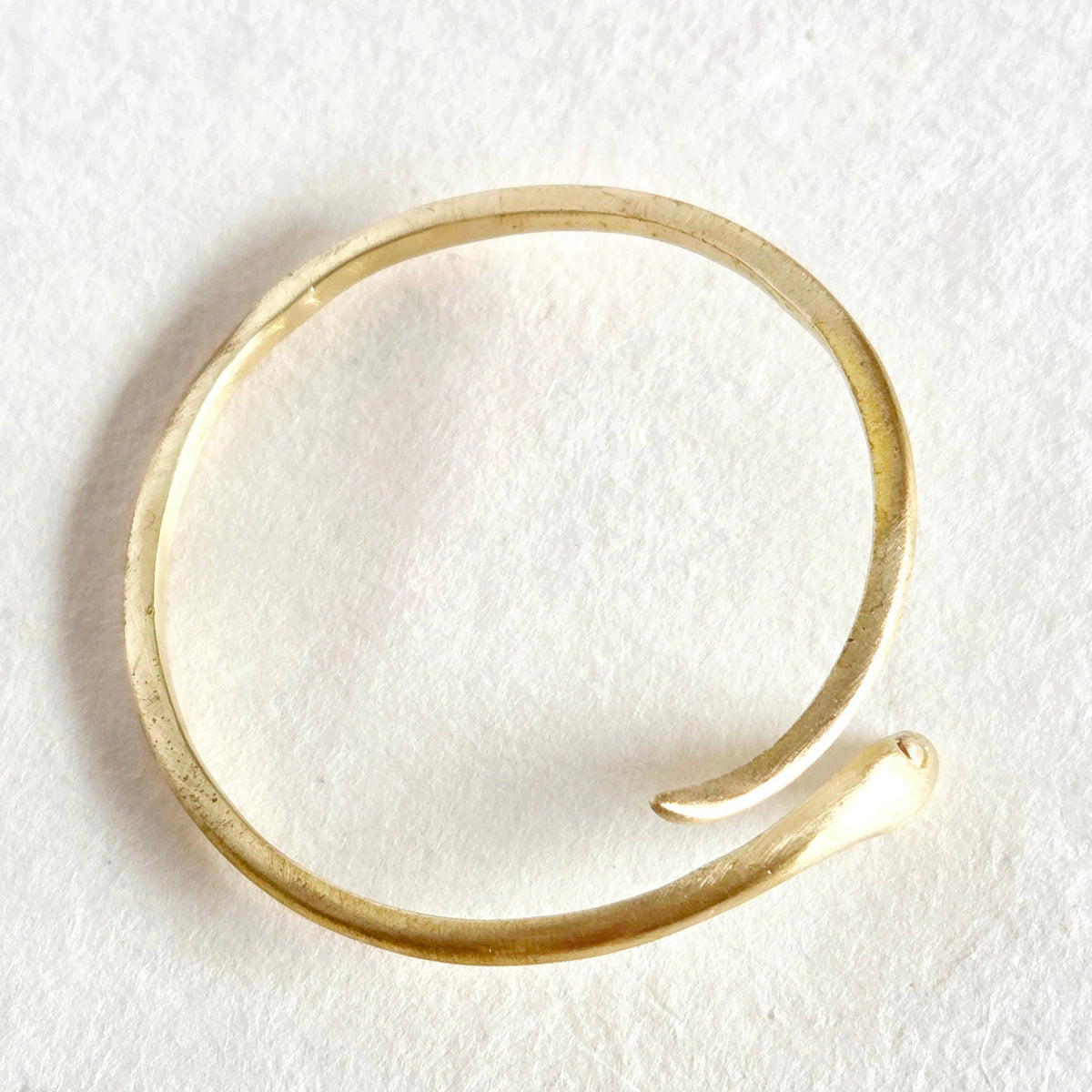 Brass snake serpent cuff bangle bracelet handmade