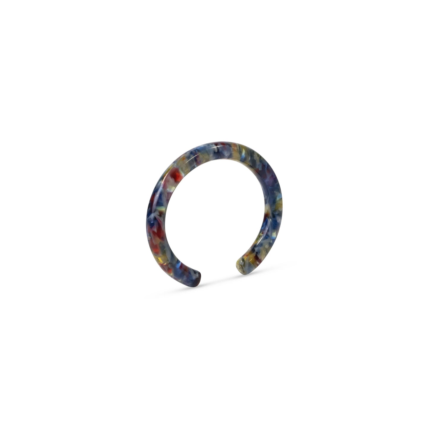 Lush Bangle Cuff in Stained Glass