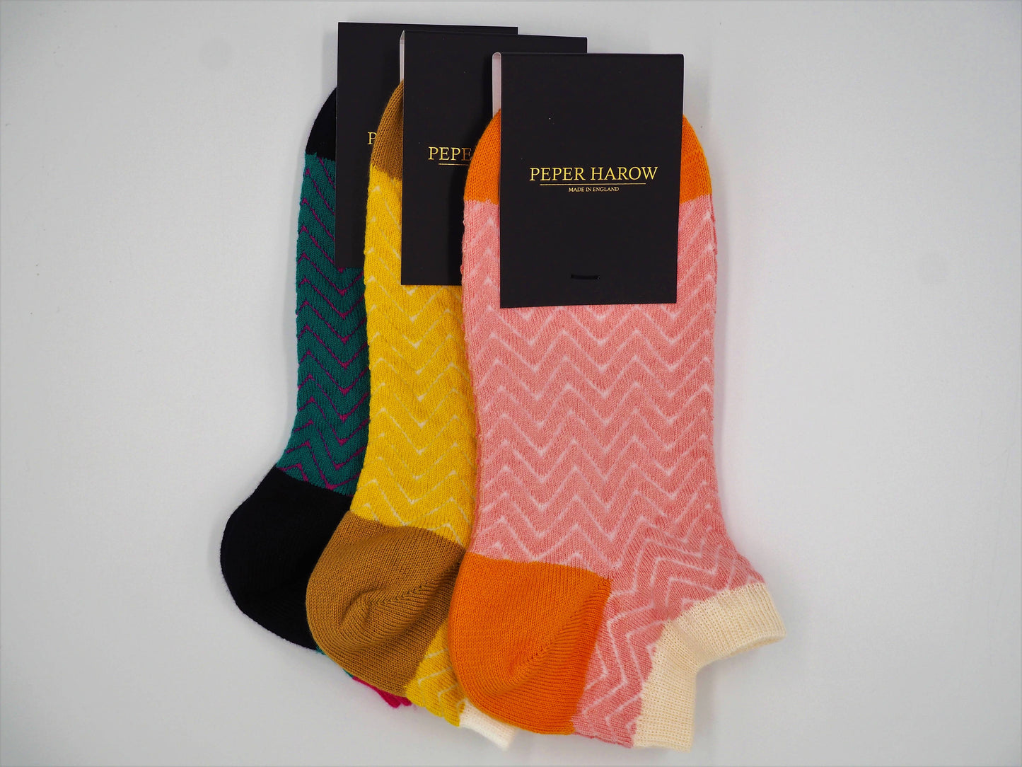 Zigzag Women's Cotton Trainer Socks