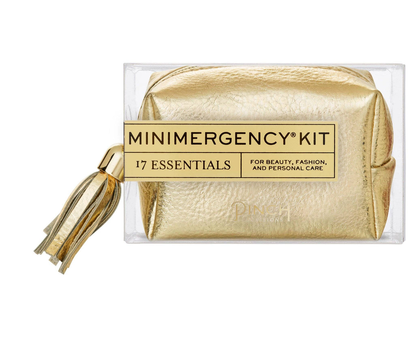 Silver Metallic Tassel Minimergency Kit