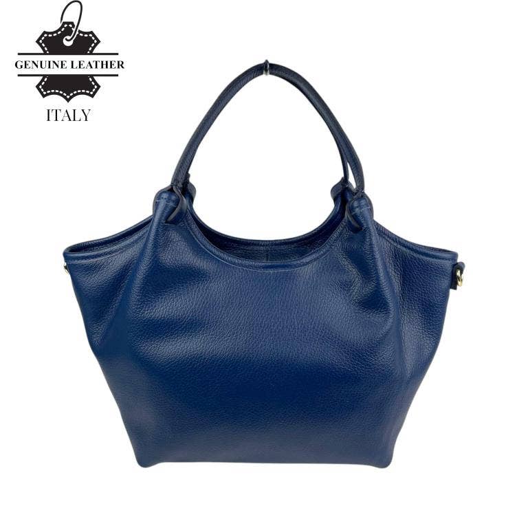 Trapezoidal Bag Italian Leather Large Capacity