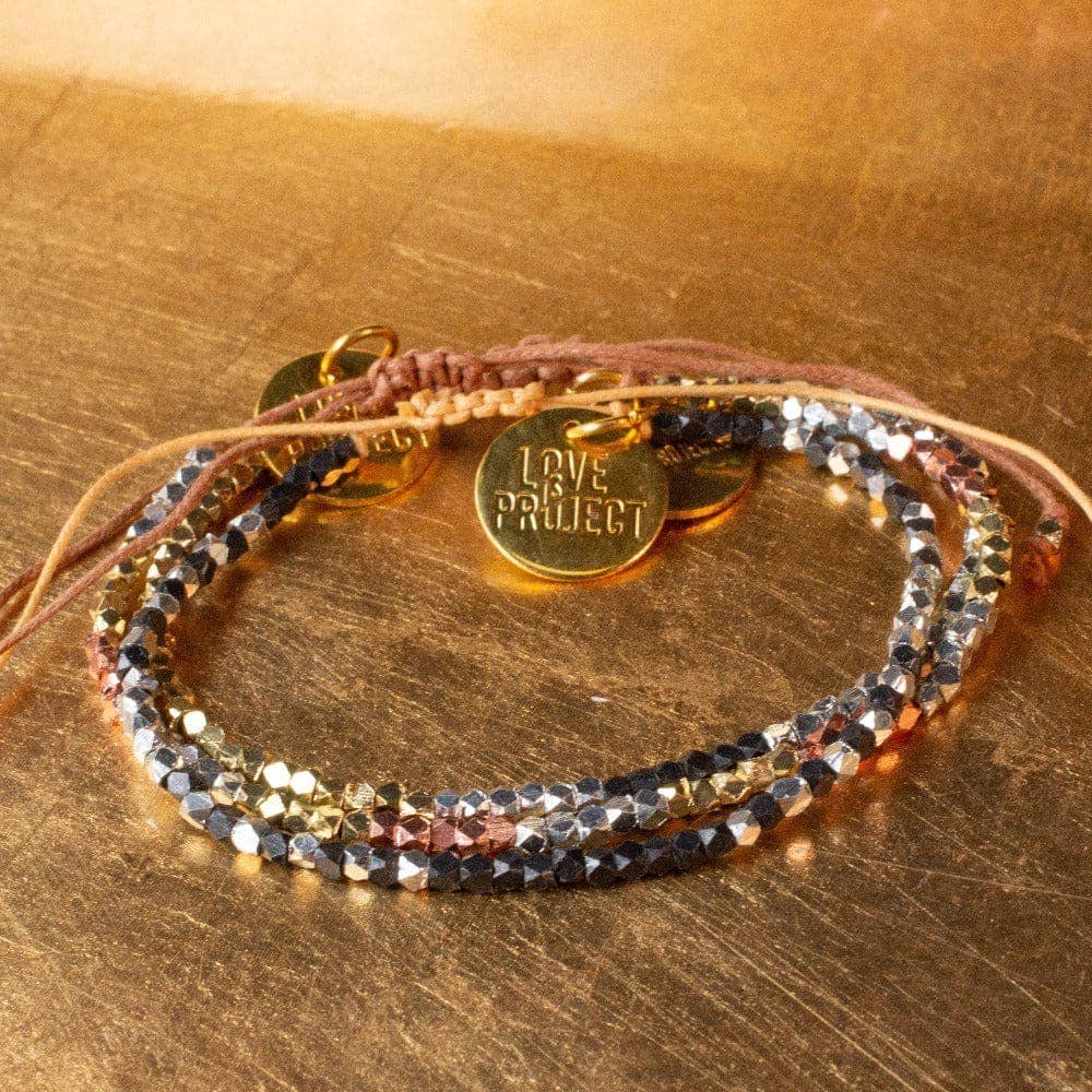 Kali Ombre Bracelet - Gold / Silver