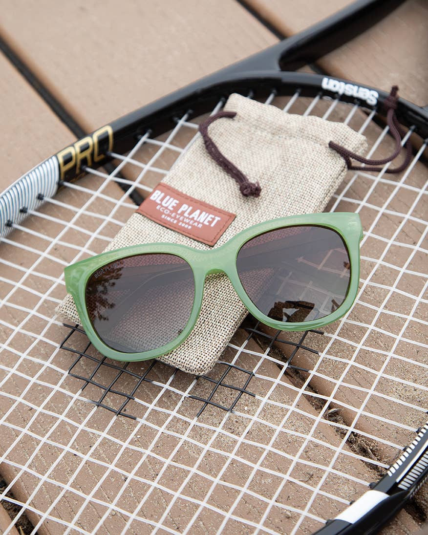 Acacia - Soft Sage Green / Gradient Brown Polarized Lens