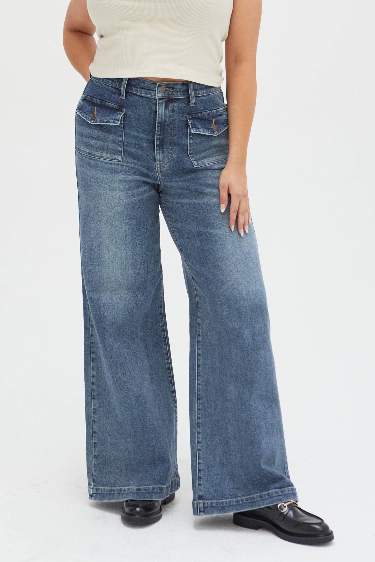 Campell High Rise Jean, Traditional Vintage Worn