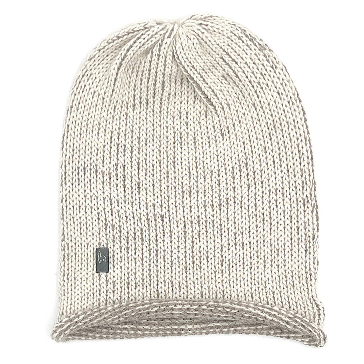 Alpaca Beanie Hat - Rustic - Oat